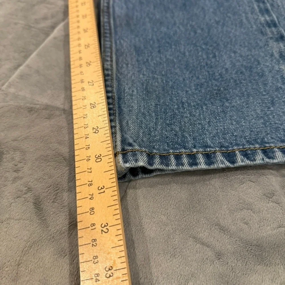 Levi's 505 Regular Fit Jeans Mens 32x32 Blue Straight Leg Denim 00505-4891
